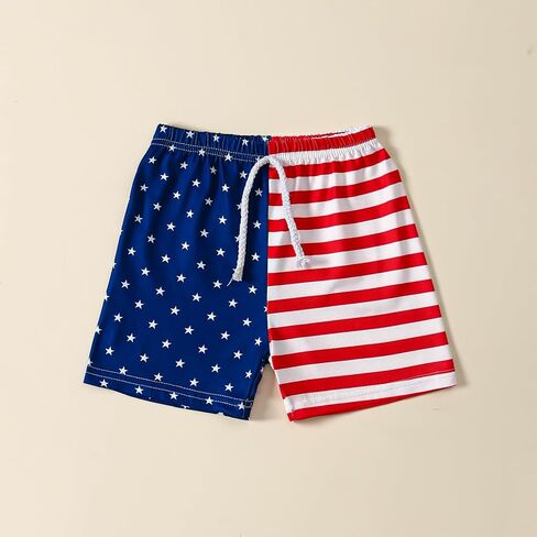 Tinypainter Toddler Boy 4th of July Outfit Short Sleeve T-shirt Top+American Flag Shorts Baby Boy Independence Day Clothes in Saudi Arabia