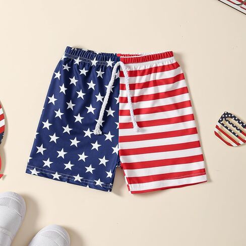 Tinypainter Toddler Boy 4th of July Outfit Short Sleeve T-shirt Top+American Flag Shorts Baby Boy Independence Day Clothes in Saudi Arabia