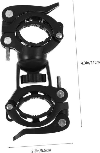 Toddmomy 2 Pcs Bicycle Headlight Frame LED Flashlight Bike Accessories Bike Flashlight Se Bike Accessories Mount in Saudi Arabia