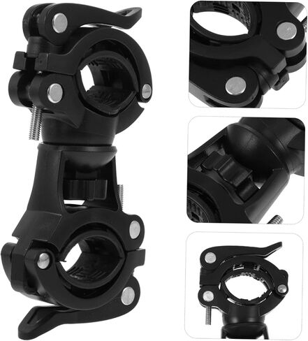 Toddmomy 2 Pcs Bicycle Headlight Frame LED Flashlight Bike Accessories Bike Flashlight Se Bike Accessories Mount in Saudi Arabia