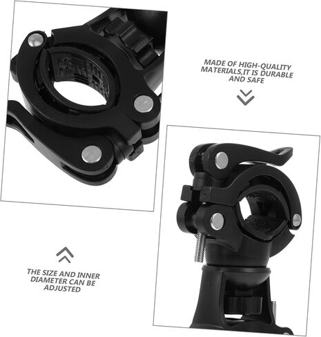 Toddmomy 2 Pcs Bicycle Headlight Frame LED Flashlight Bike Accessories Bike Flashlight Se Bike Accessories Mount in Saudi Arabia