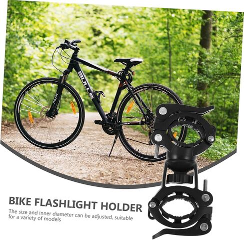 Toddmomy 2 Pcs Bicycle Headlight Frame LED Flashlight Bike Accessories Bike Flashlight Se Bike Accessories Mount in Saudi Arabia