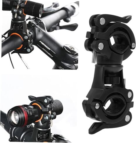 Toddmomy 2 Pcs Bicycle Headlight Frame LED Flashlight Bike Accessories Bike Flashlight Se Bike Accessories Mount in Saudi Arabia