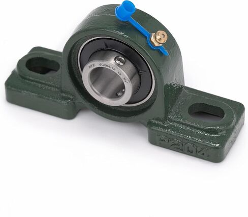 XIKE 2 Pcs UCP204-12 Bore 3/4" Pillow Block Mounted Ball Bearings, Solid Cast Iron Base and Self Aligning Chrome Sealed Bearings. in Saudi Arabia