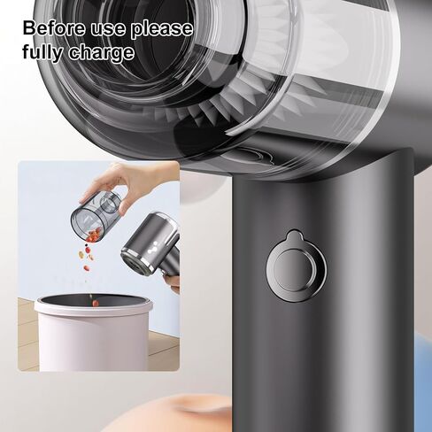 helloleiboo Mini Vacuum Cleaner 9000PA Hand Vacuum Cordless Rechargeable 3 in 1 Portable Car Vacuum Wireless Handheld Car Vacuum Cleaner for Car Home Office Pet in Saudi Arabia