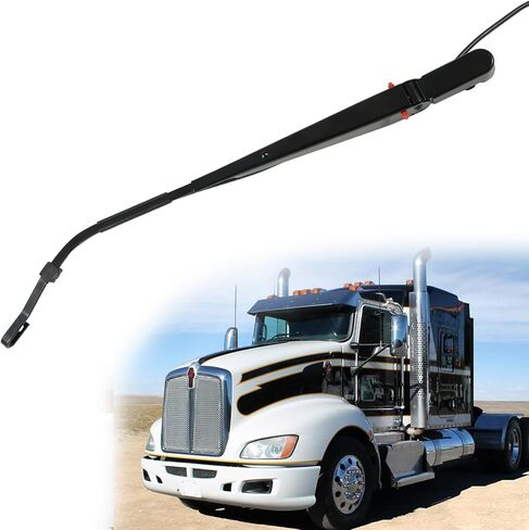 MIKODA 602-5403 ذراع ممسحة الزجاج الأمامي (جانب السائق الأيسر الأمامي) مناسب لـ Kenworth T600 T600A T660 T800 2006-2012 استبدال 6025403 S-21688 HLK7009 R23102912 in Kuwait