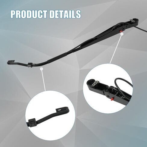 MIKODA 602-5403 ذراع ممسحة الزجاج الأمامي (جانب السائق الأيسر الأمامي) مناسب لـ Kenworth T600 T600A T660 T800 2006-2012 استبدال 6025403 S-21688 HLK7009 R23102912 in Kuwait