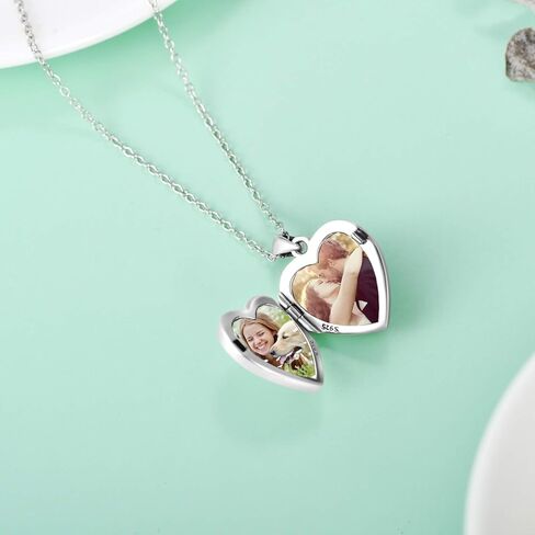 LONAGO Stethoscope Heart Locket Necklace That Hold Two Pictures Stethoscope Photo Locket Graduation Nurse Day Gift for Women in Kuwait