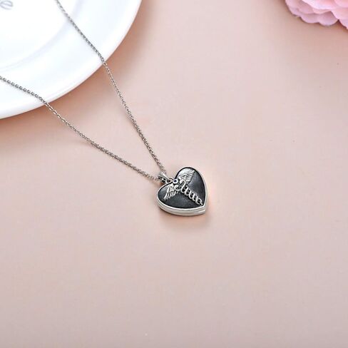 LONAGO Stethoscope Heart Locket Necklace That Hold Two Pictures Stethoscope Photo Locket Graduation Nurse Day Gift for Women in Kuwait