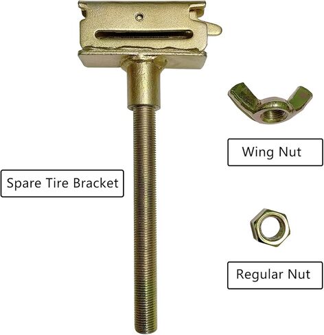 VICOVITER 2pcs E Track حامل الإطارات الاحتياطية للمقطورة المغلقة Etrack الإطارات الاحتياطية جبل قوس متوافق مع أنظمة المسار E in Kuwait