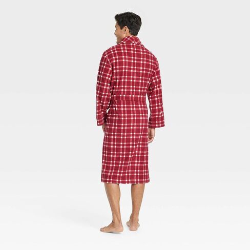 Goodfellow & Co Men's Plaid Microfleece Robe - in Saudi Arabia