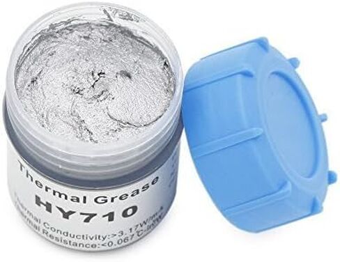 Halnziye 20Gram Silver Compound Thermal Conductive Grease Paste for CPU GPU Chipset Ovens Cooling in Saudi Arabia