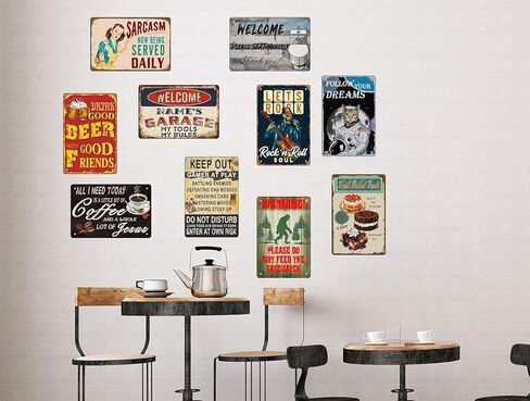 JIANKUN القصدير ملصق علامة معدنية إشعار كبير منطقة الصيد الجليد نمط الرجعية خمر الألومنيوم الجدار الديكور 12x8 بوصة علامات اللوحة in Kuwait