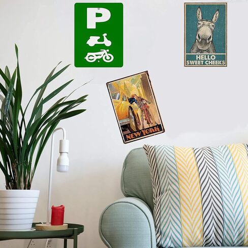 JIANKUN القصدير ملصق علامة معدنية إشعار كبير منطقة الصيد الجليد نمط الرجعية خمر الألومنيوم الجدار الديكور 12x8 بوصة علامات اللوحة in Kuwait