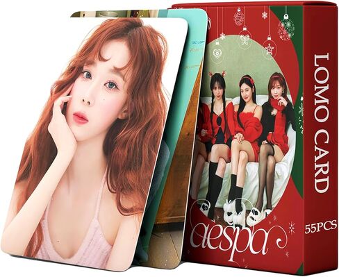 PYAJUU Aespa Photocard KPOP Aespa Photo Cards 55PCS Aespa Lomo Cards KPOP Greeting Card Gift for Fans KARINA Photocard Winter Photocard GISELLE Photocard NINGNING Photocard in Saudi Arabia