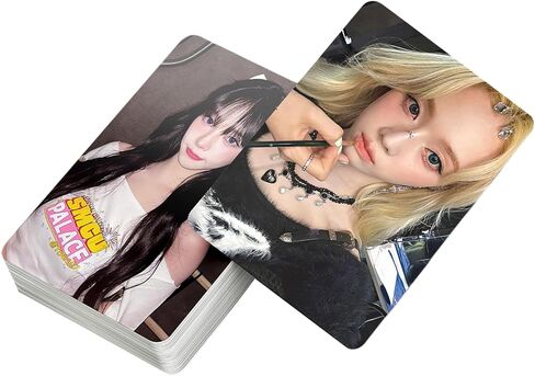 PYAJUU Aespa Photocard KPOP Aespa Photo Cards 55PCS Aespa Lomo Cards KPOP Greeting Card Gift for Fans KARINA Photocard Winter Photocard GISELLE Photocard NINGNING Photocard in Saudi Arabia