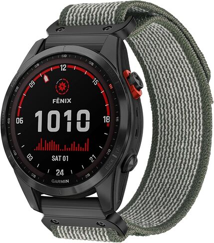 Compatible With Garmin, Trail Loop Nylon Sport Band For fēnix/Forerunner/Approach/MARQ/quatix/D2 Series Tough Replacement Band For Men in Saudi Arabia