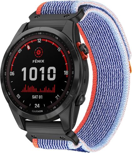 Compatible With Garmin, Trail Loop Nylon Sport Band For fēnix/Forerunner/Approach/MARQ/quatix/D2 Series Tough Replacement Band For Men in Saudi Arabia