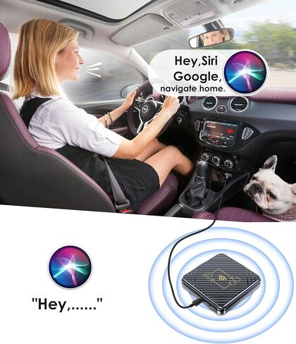 محول CarPlay لاسلكي 2 في 1 ومحول Android Auto، دونجل CarPlay اللاسلكي لمصنع OEM للسيارات السلكية Android Auto Cars وCarPlay Cars، يدعم USB A وUSB C، اتصال تلقائي، التوصيل والتشغيل، بدون تأخير in Kuwait