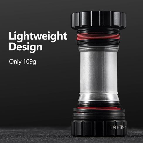 BOLANY Bottom Bracket with Steel Bearings, Waterproof and Lightweight 24mm BB for Screw Type 68/73mm Thread Axis MTB Road Bike Compatible with Shimano SRAM Crankset in Saudi Arabia