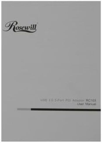 محول Rosewill 4+1 عبر USB 2.0 PCI طراز RC-103 in Kuwait