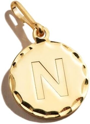 سحر Alex and Ani الأولي N، N، ذهب عيار 14 قيراط أكثر من .925 فضة استرليني، ذهبي N، حجم السحر 0.51 بوصة عرض × 0.51 بوصة ارتفاع in Saudi Arabia