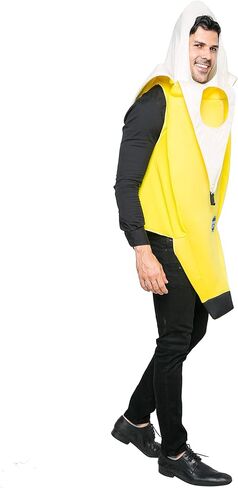 Spooktacular Creations Appealing Banana Costume Adult Deluxe Set for Halloween Dress Up Party and Roleplay Cosplay in Saudi Arabia