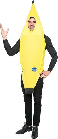 Spooktacular Creations Appealing Banana Costume Adult Deluxe Set for Halloween Dress Up Party and Roleplay Cosplay in Saudi Arabia