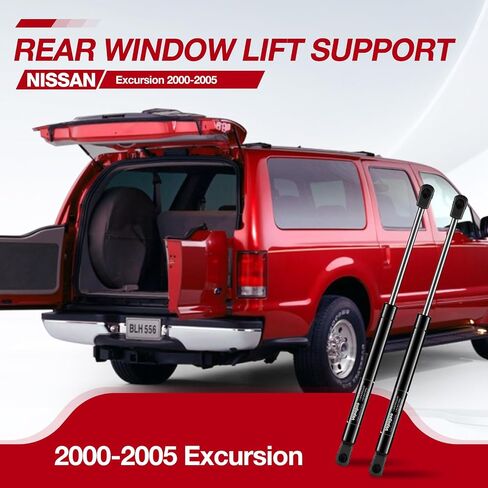 64212 رفع غاز زجاج النافذة الخلفية يدعم صدمات ذراع الزنبركات لـ Ford-Excursion 2000-2005 1.5 بوصة أعلى من OEM، 013960، مجموعة من 2 Vepagoo in Kuwait