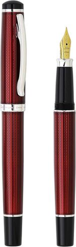 Xezo Incognito Rollerball Pen, Fine Point. Forest Green Color with Pure Platinum Plating. Handcrafted, Limited Edition, Serialized in Kuwait