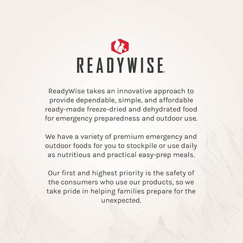 كاري البطاطا الحلوة من ReadyWise Summit (كيس واحد) أغذية للتخييم وحقائب الظهر مجففة بالتجميد، 2.5 حصة، نباتي، خالي من الغلوتين in Kuwait