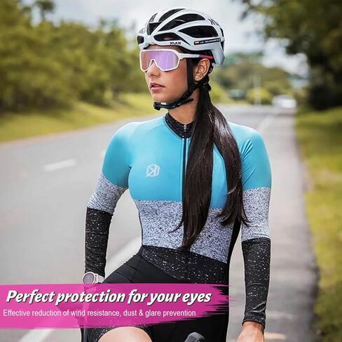 نظارات DUOCIYUAN لركوب الدراجات نظارات شمسية رياضية مستقطبة حماية من الأشعة فوق البنفسجية 400 in Kuwait