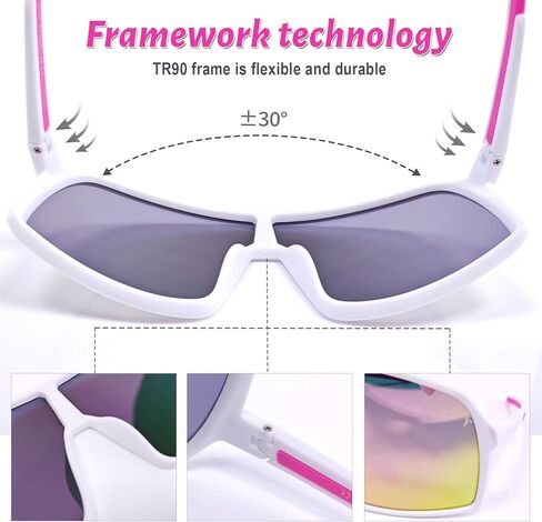 نظارات DUOCIYUAN لركوب الدراجات نظارات شمسية رياضية مستقطبة حماية من الأشعة فوق البنفسجية 400 in Kuwait