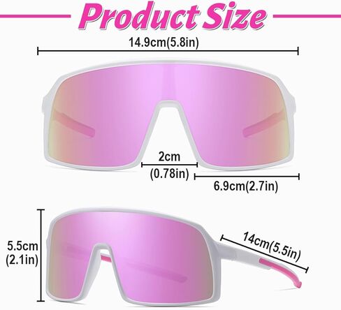 نظارات DUOCIYUAN لركوب الدراجات نظارات شمسية رياضية مستقطبة حماية من الأشعة فوق البنفسجية 400 in Kuwait