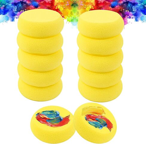 12 Pack Professional Face Paint Sponges, Black Half Moon Face Painting Sponges Petal High Density Face Paint Sponge Bulk Body Paint Sponge Craft Sponges Makeup Sponge for Body Face Painting Art Crafts in Saudi Arabia