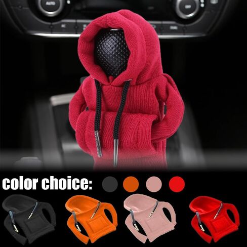 Gear Shift Hoodie,car Accessories for Men and Women,Universal Fit for Auto Interiors,Interior Accessories for Knobs(Black) in Saudi Arabia