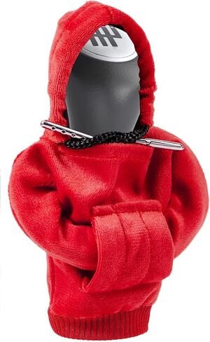 Sugcars Gear Shift Hoodie، ملحقات السيارة للرجال والنساء، مناسبة عالميًا للديكورات الداخلية للسيارات، الملحقات الداخلية للمقابض (أسود) in Saudi Arabia