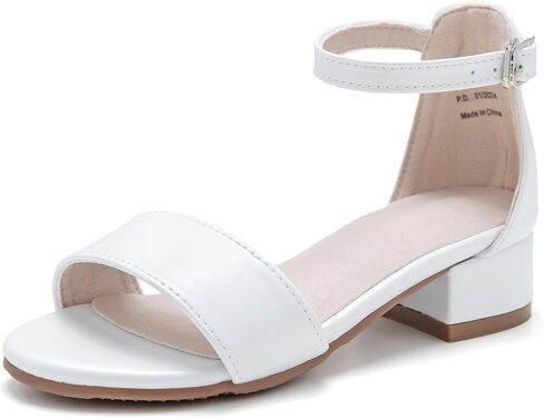 صنادل للفتيات من Felix & Flora بكعب منخفض ومقدمة مفتوحة وأحذية للفتيات الزهرية in Kuwait