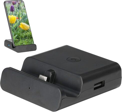 HDMI Video Converter Adapter, Portable TV Adapter Mini Charging Dock Stand for Switch/ for Lite, with Onebutton Display Switch in Saudi Arabia