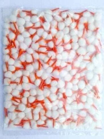 فتائل قطنية Diya Puja Batti أو فتائل دائرية أو فتائل قطنية Jyot Batti لمصباح Pooja فتائل قطنية (عبوة من 250) فتائل قطنية/قطن كيسار فتائل Diya Batti Ghee Wick Phool Batti (عبوة من 250) in Saudi Arabia