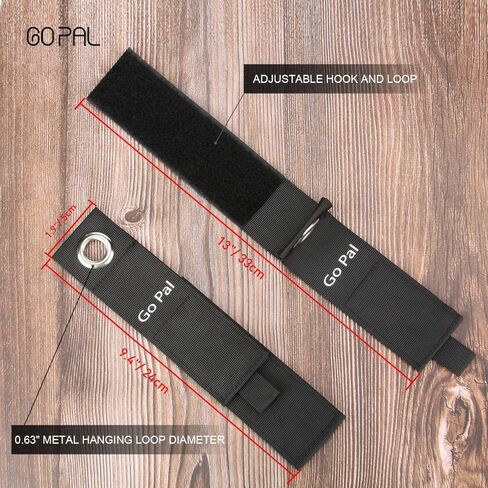 منظم حامل سلك تمديد Go Pal HS1 مقاس 13 بوصة (6 عبوات) أشرطة تخزين شديدة التحمل للكابلات والخراطيم والحبال والجراج وفي الداخل والخارج in Kuwait