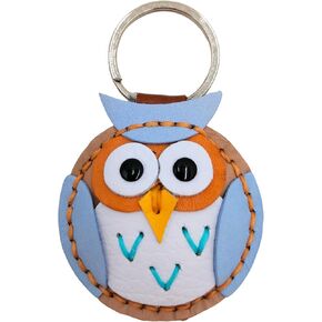 Genuine Leather Keychain, Animal Keyring, Bag Purse Charm Pendant Gifts Handmade, Cute Key Holder, Pets Lover Accessories in Saudi Arabia