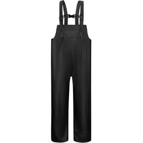 Crivce Waterproof Work Bib Overalls for Men, Heavy Duty Rain Pants Fishing Construction Waterproof Trousers Rain Gear in Saudi Arabia