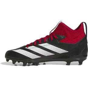 adidas Men's Adizero Impact.2 American Football Sneaker, Black/White/Team Royal Blue, 9.5 in Saudi Arabia