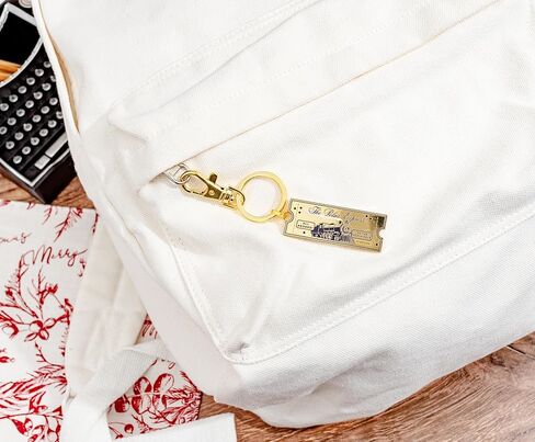 SalesOne The Polar Express Believe Gold Train Ticket Enamel Charm Keychain, Keyring Holder in Saudi Arabia