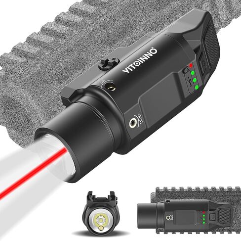 1500 Lumen Tactical Flashlight is Compatiable with Picatinny Rail for Rifle, Weapon Light with Strobe & Momentary, 3 Adjustable Brightness Levels (High/Medium/Low) in Saudi Arabia