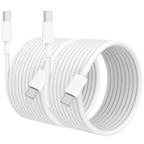 Cabepow 2 Pack 60W Apple USB C إلى USB C Cable 10ft ، Long Longed iPhone 15 Charger Cord Type C to type C Cable Fast Charging Cable لـ iPhone 15،15 Pro ، 15 Pro Max ، 15 Plus ، Macbook Air/Pro ، iPad Pro-Blue in Kuwait