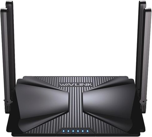WAVLINK AX6000 Dual-Band WiFi 6 Router - 2.5G Multi-Gig Ports, 6000Mbps Wireless Speeds, Quad-core CPU, WPA3 & VPN Security for Home/Office in Saudi Arabia