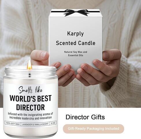 Karply Scented Candle, Director Gifts for Women Men, Leadership Gifts, Bosses Day, Appreciation Thank You, Christmas Presents for Choir, Music, Movie, Film, Theatre, Band Director, Boss, Team Leader in Saudi Arabia