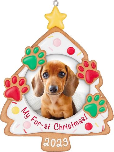 زخرفة عيد الميلاد التذكارية المميزة لعام 2025، إطار صور My Fur-st Christmas 2025، هدايا الحيوانات الأليفة in Saudi Arabia